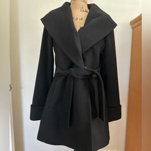 Trina Turk Black Pea Coat